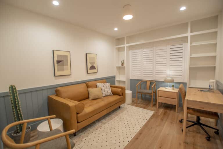 therapy room at our residential teen treatment center