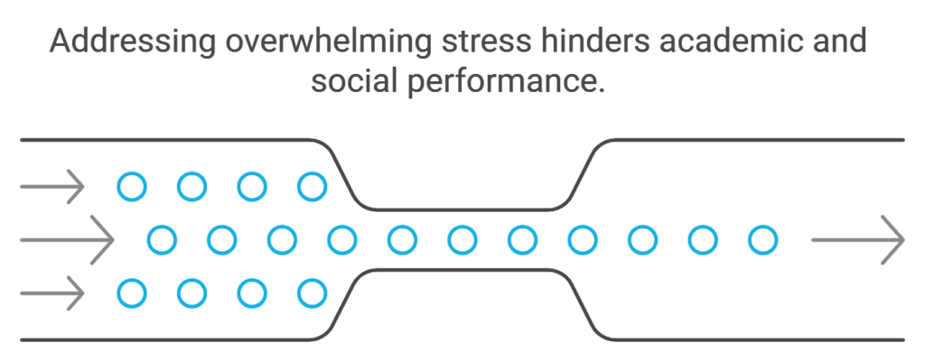 stress signals in teens infographic