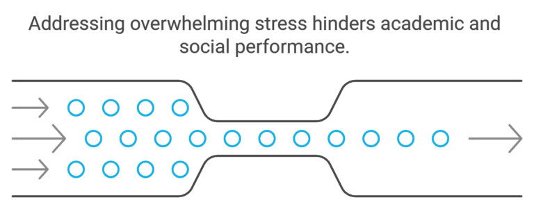 stress signals in teens infographic