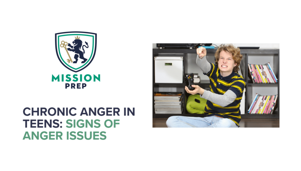 Chronic anger in teens