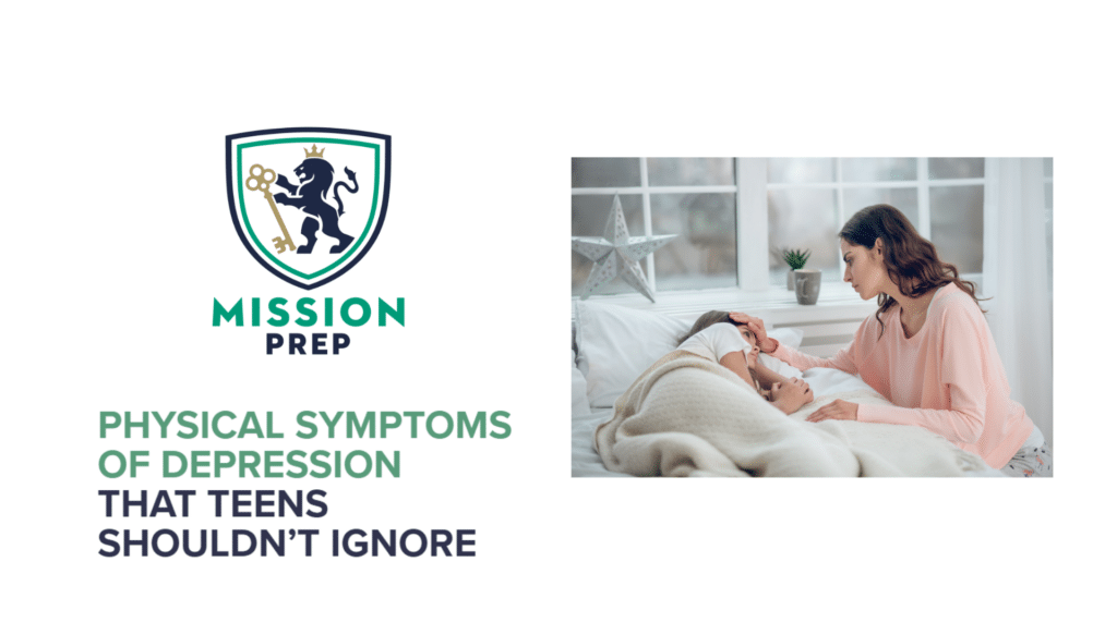 Physical symptoms of depression in teenagers