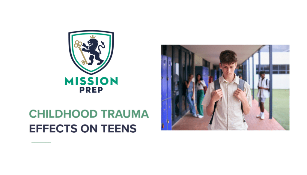 Childhood trauma effect on teens