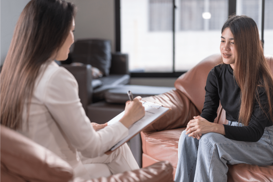 Girl receiving holistic treatments for teen depression