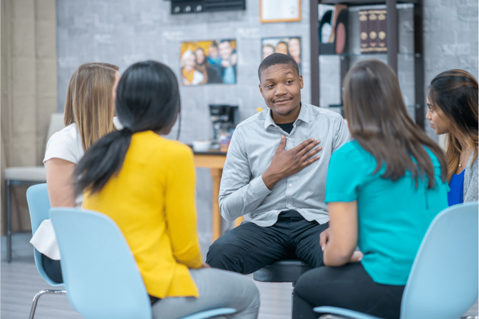 Group therapy for teens traveling for treatment