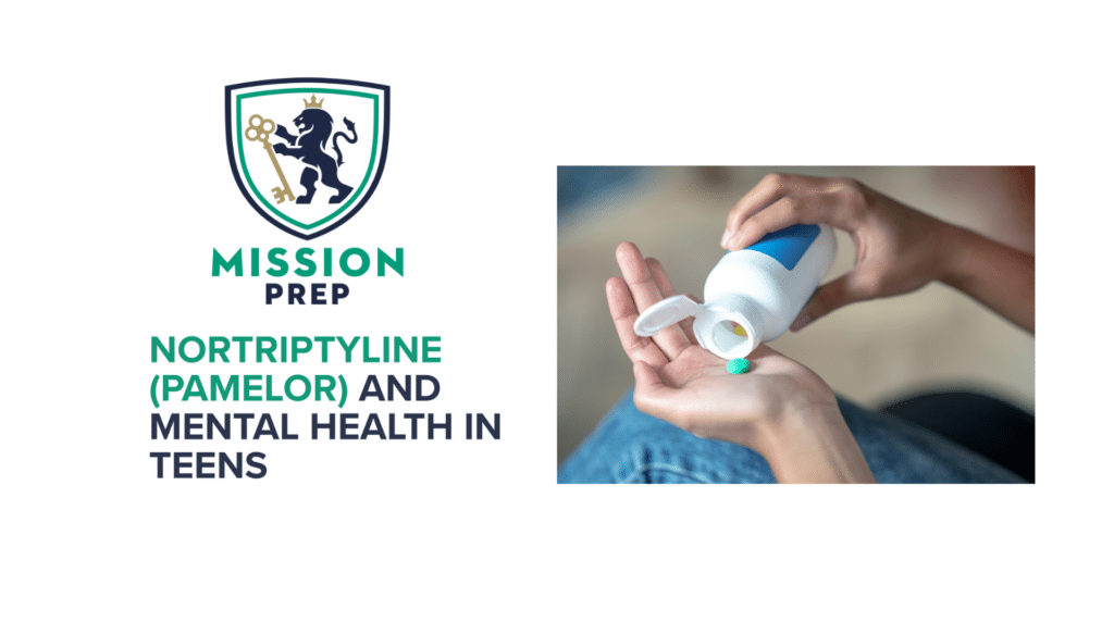 Nortriptyline (Pamelor) and Mental Health in Teens