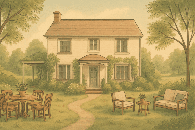Illustration of a mental health care facility