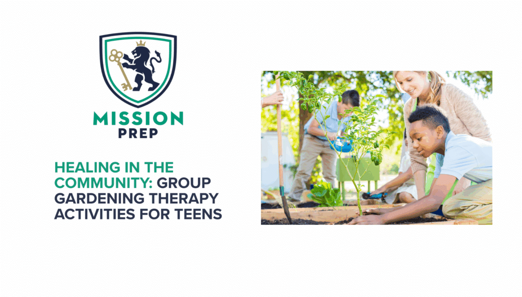 Group Gardening Therapy Activities for Teens