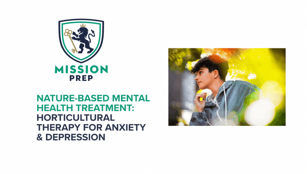 Horticultural Therapy for Anxiety & Depression