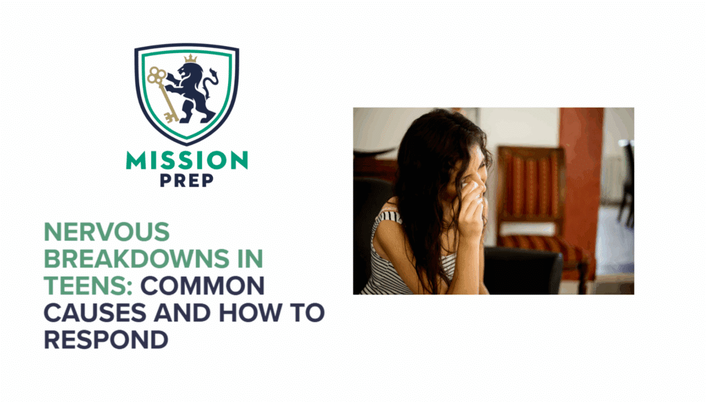 causes of nervous breakdowns in teens