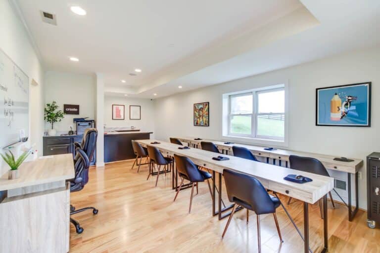 Academic classroom at Mission Prep Teen Treatment center