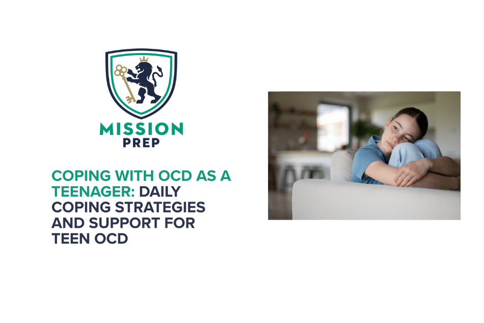 Teenage girl hugging cushion while worrying about Coping With OCD as a Teenager