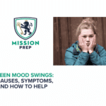 mission prep logo with teen mood swings image