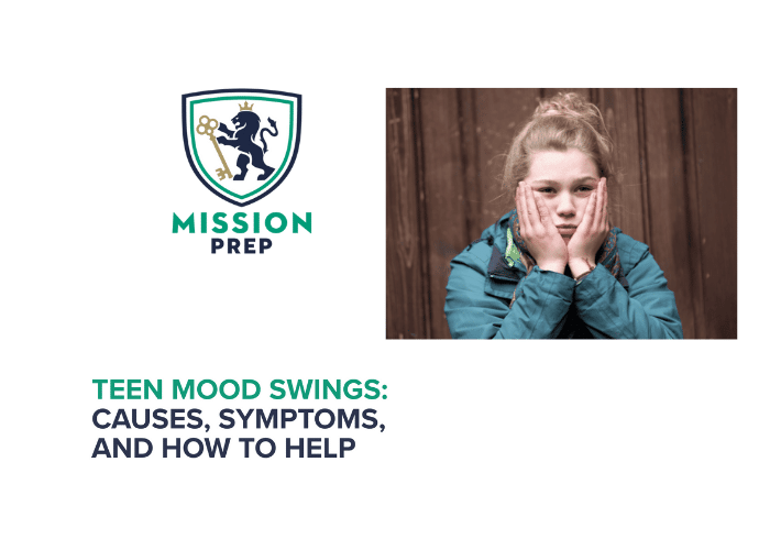 mission prep logo with teen mood swings image