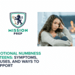 mission prep logo with teen emotional numbness image