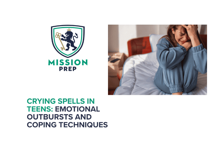 mission prep logo with crying spells in teens image