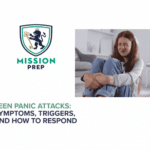 Mission Prep logo with teen panic attacks image