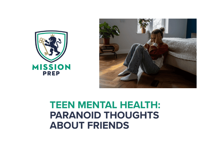 Mission Prep logo and paranoid thoughts image
