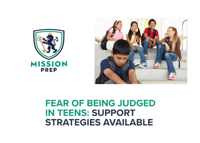 Mission Prep logo and fear of being judged image