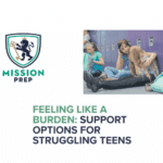 Mission Prep logo with feeling like a burden image