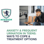 Mission Prep logo with frequent urination in teens image