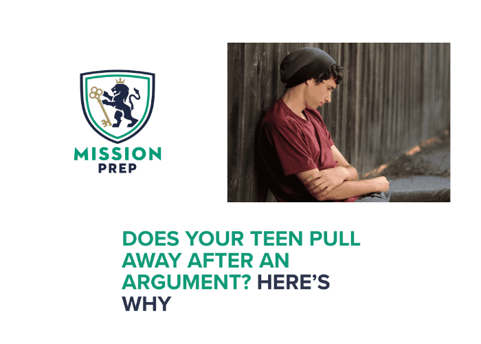 Mission Prep logo and pulling away after an argument image
