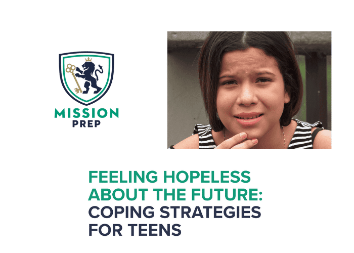 Mission Prep logo and feeling hopeless about the future image