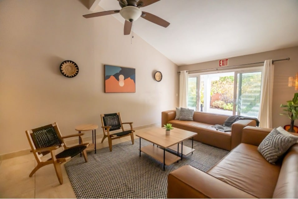 One of Mission Prep's facilities in California showing a comfortable space.