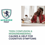 Mission Prep logo and teen confusion & misremembering image