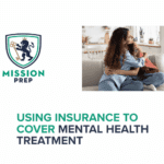 Mission Prep logo and mental health insurance cover image