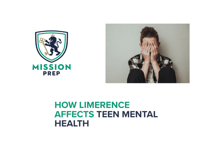 Mission Prep logo and how limerence affects teen mental health image
