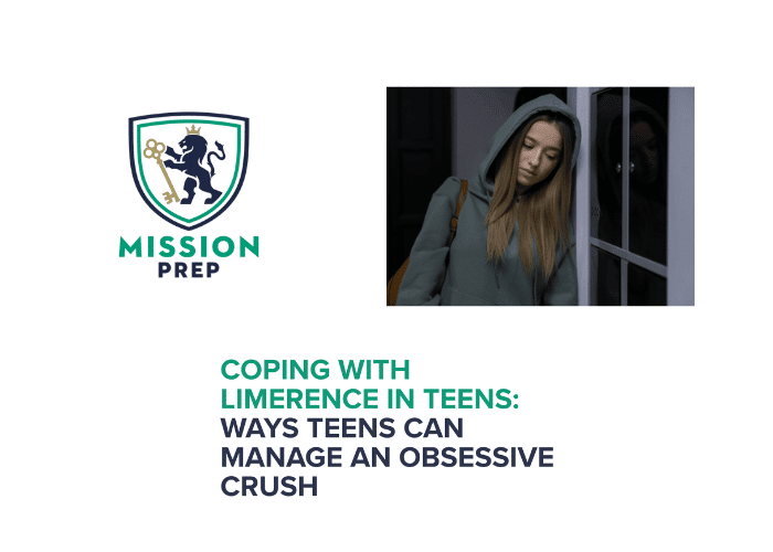 Mission Prep logo and coping with limerence in teens image