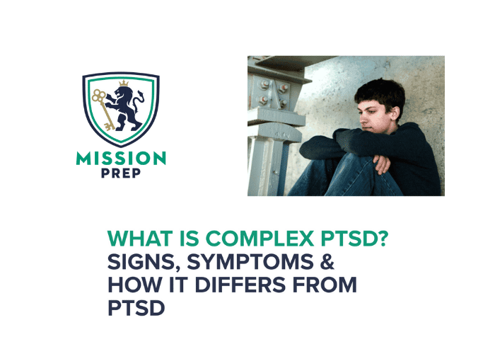 Mission Prep logo and What is complex ptsd? image