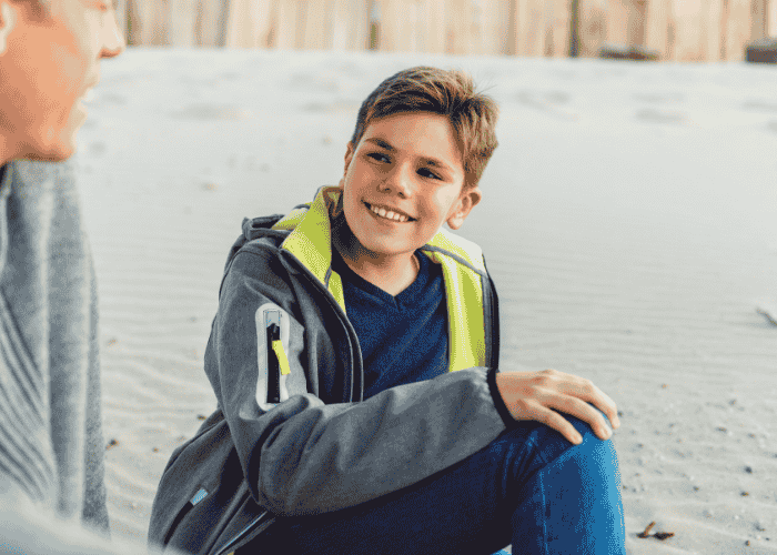Teenage boy smiling after receiving treatment for adhd paralysis in teens