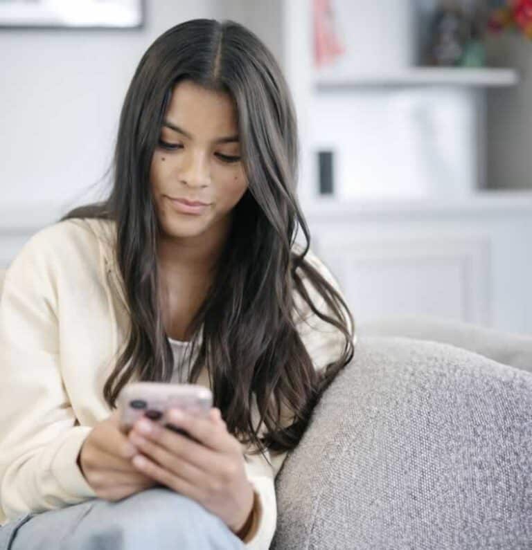 young female on phone 4 1 | Mission Prep Healthcare
