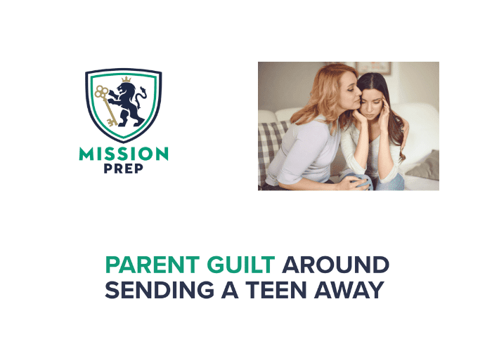 Mission Prep logo and parent guilt image