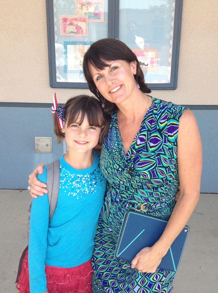 Younger Jade and mom