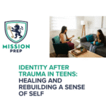 Mission Prep logo and Identity after trauma image