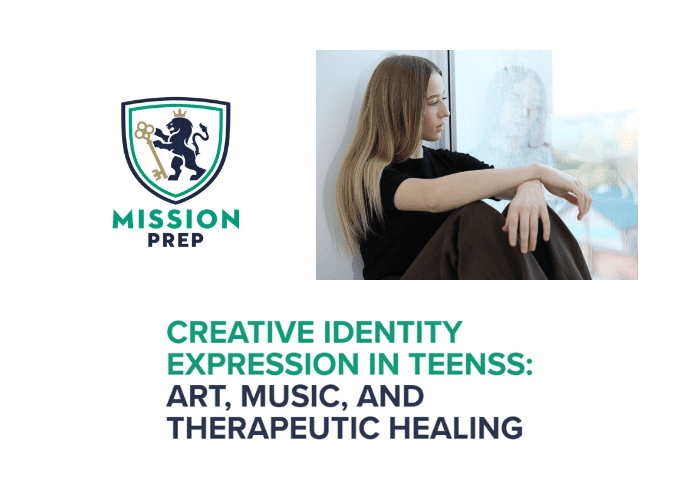 Mission Prep logo and creative identity expression in teens image