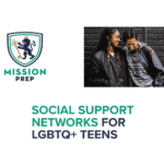 Mission Prep logo and support networks for LGBTQ+ teens