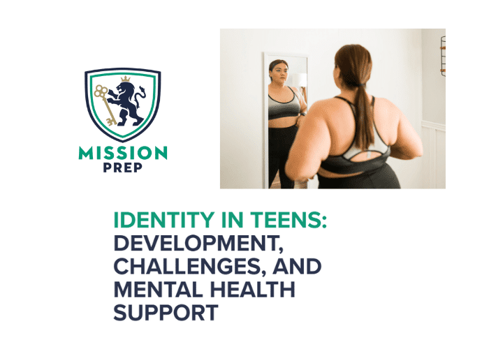 Mission Prep logo and identity in teens image