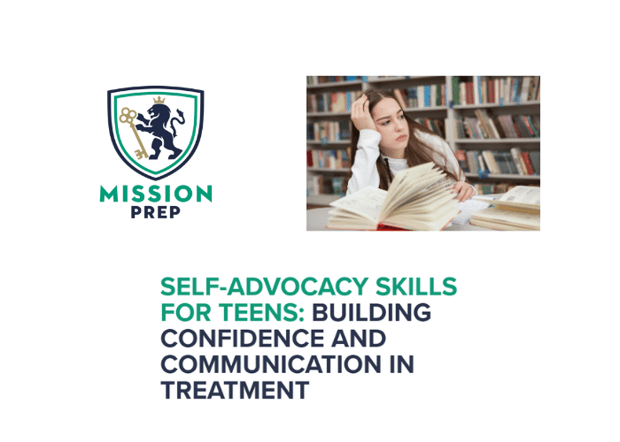 Mission prep logo and Self-Advocacy Skills for Teens image