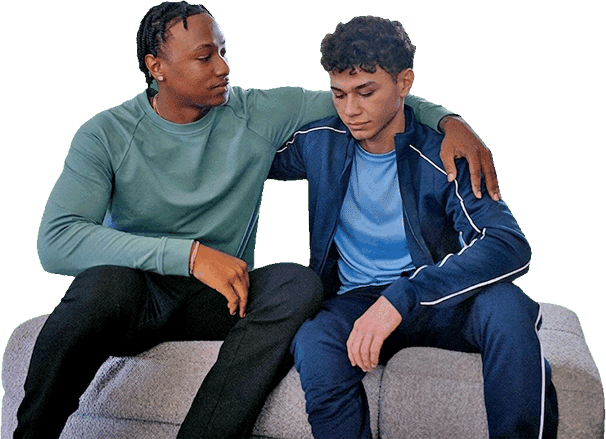 parent young man sitting | Mission Prep Healthcare