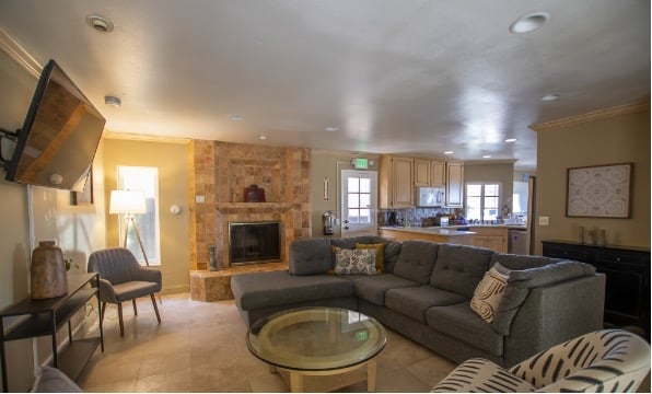 Mission Prep adolescent treatment home living area designed for teen boys in recovery.