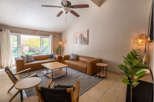 Mission Prep licensed group home setting in California with a calm, structured living space designed for teens receiving mental health care for burnout and related conditions.