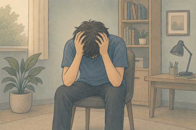 Teen boy struggling with ADHD-related impulse control